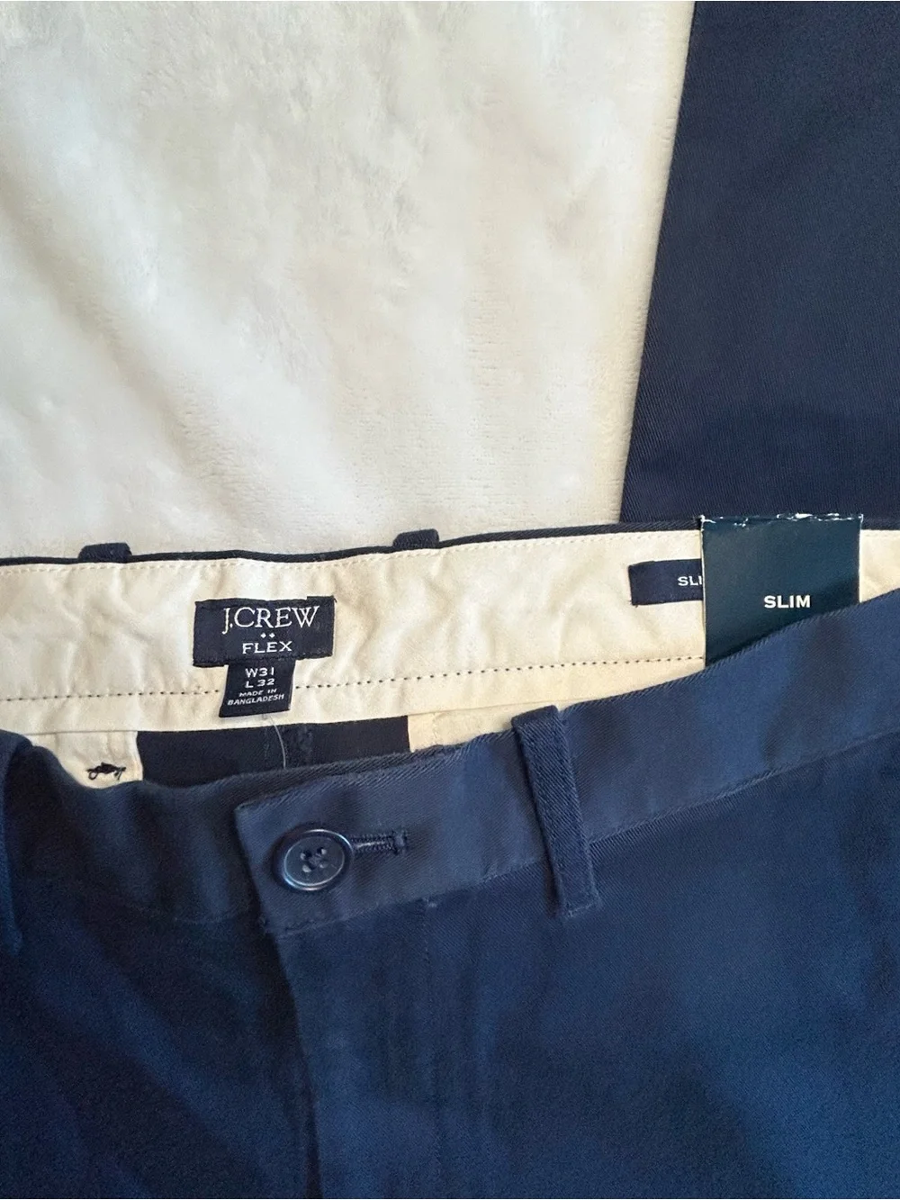 J. Crew Navy Blue Men's Chino Pants